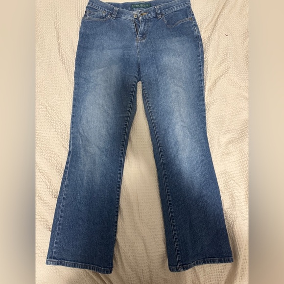Lauren Ralph Lauren Medium Wash Boot Cut Jeans Size 4 - Picture 1 of 5